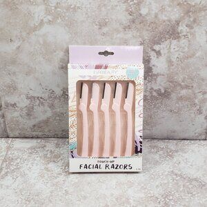 5 EvirBeauty Exfoliating Facial Razors Folding Touch Up